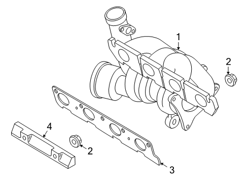 2011 Audi TT Quattro Exhaust Manifold