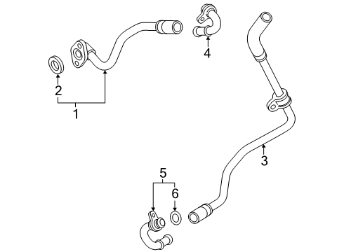 2025 Audi Q7 Hoses, Lines & Pipes Diagram 3