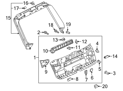 2024 Audi A4 allroad Interior Trim - Lift Gate
