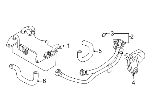 2022 Audi A8 Quattro Trans Oil Cooler