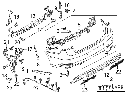 2017 Audi A3 Quattro Parking Aid Diagram