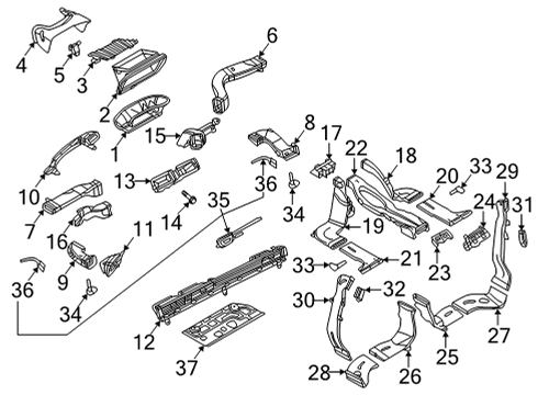 2025 Audi A6 allroad Ducts Diagram