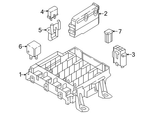 2025 Audi Q7 Fuse & Relay Diagram 2