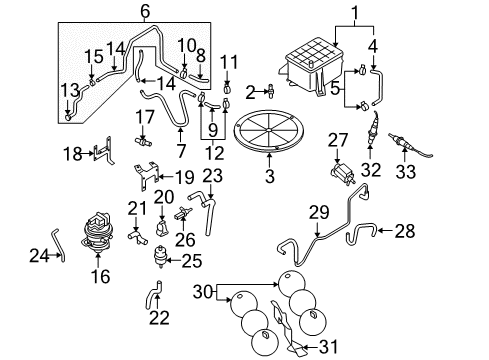 2010 Audi A8 Quattro Emission Components Diagram 2
