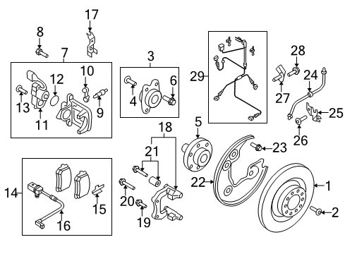 2013 Audi RS5 Parking Brake Diagram