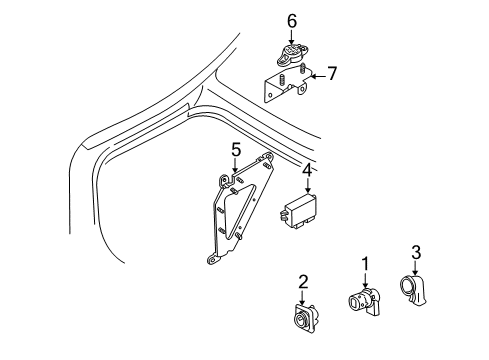 2004 Audi A6 Electrical Components Diagram 2