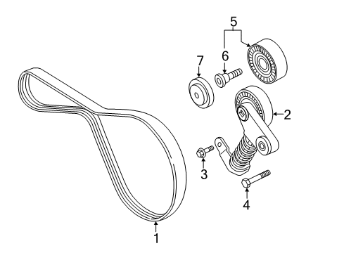 2015 Audi RS7 Belts & Pulleys