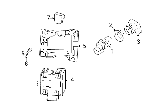 2019 Audi A5 Sportback Parking Aid Diagram 3