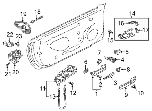 2022 Audi RS5 Front Door Diagram 3