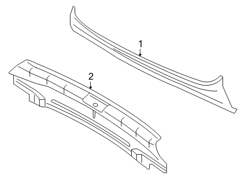 2013 Audi A5 Quattro Rear Body Diagram 2