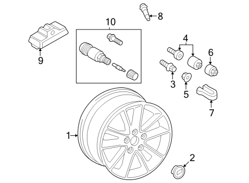 2025 Audi RS3 Wheels Diagram 2