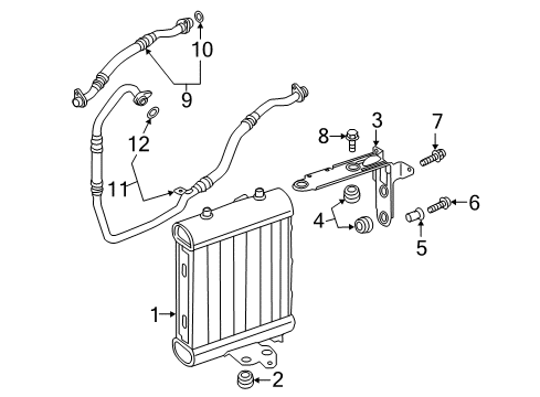 2014 Audi RS7 Oil Cooler Diagram