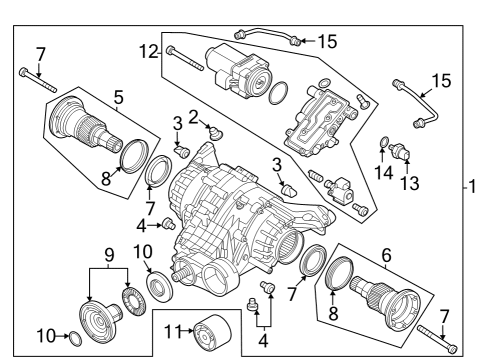 2024 Audi RS7 Sportback Axle & Differential - Rear