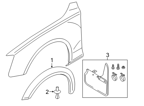 2016 Audi allroad Exterior Trim - Fender