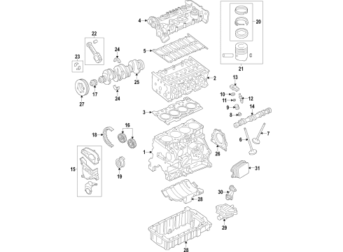 2018 Audi A3 Sportback e-tron Camshaft & Timing