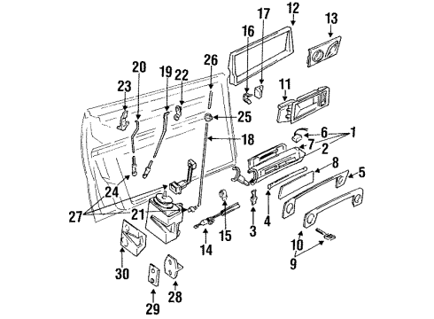 1997 Audi A6 Door Diagram