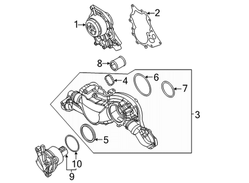 2025 Audi RS7 Sportback Water Pump
