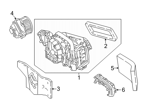 2021 Audi SQ5 Sportback Blower Motor & Fan