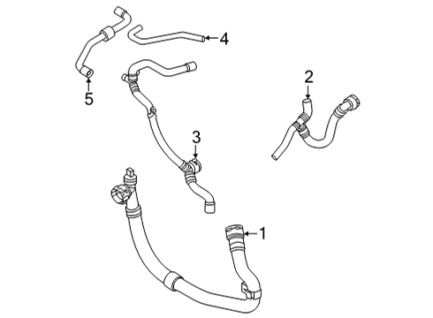 2025 Audi A3 Quattro Hoses, Lines & Pipes Diagram 2