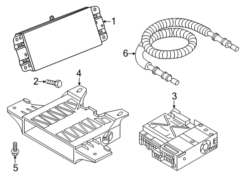 2025 Audi SQ7 Sound System Diagram