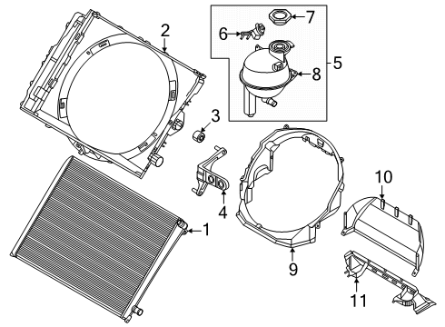 2025 Audi SQ6 e-tron Radiator & Components