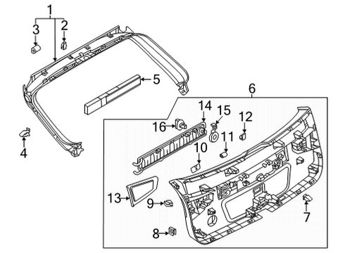 2025 Audi A6 allroad Interior Trim - Lift Gate