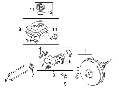 2014 Audi R8 Dash Panel Components Diagram