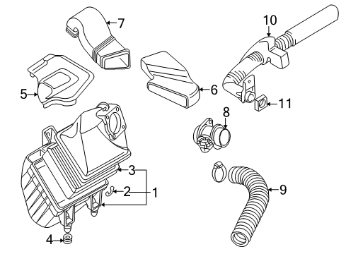 2001 Audi A4 Air Intake Diagram 2