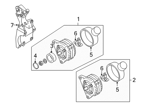 2009 Audi TT Alternator Diagram 2