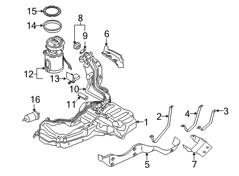 2006 Audi A4 Fuel Supply Diagram