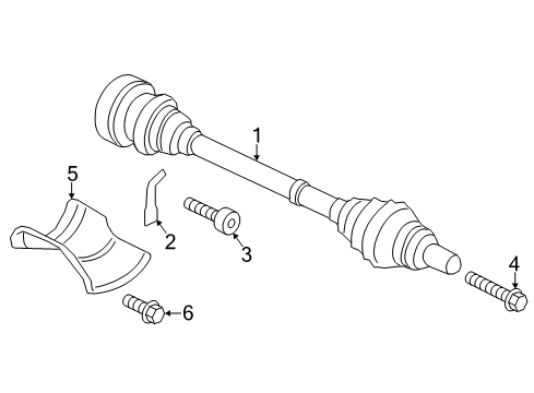 2024 Audi Q8 Drive Axles - Rear