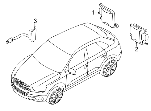 2017 Audi Q3 Quattro Lane Departure Warning