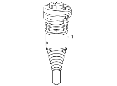 2025 Audi Q6 e-tron DAMPER Diagram for 95C-616-037-AH