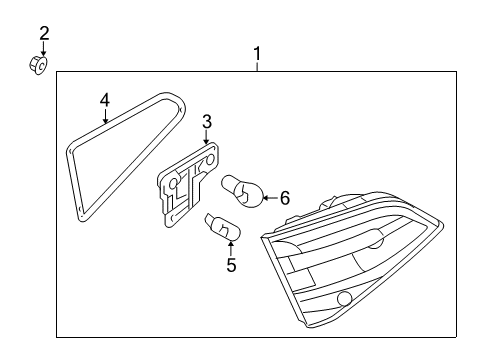 2013 Audi A4 Backup Lamps Diagram