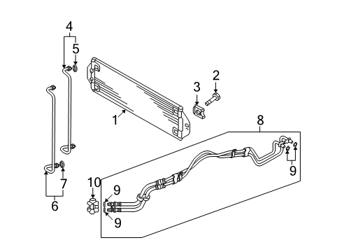 2008 Audi Q7 Trans Oil Cooler Diagram 2