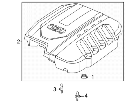 2024 Audi A4 allroad Engine Appearance Cover
