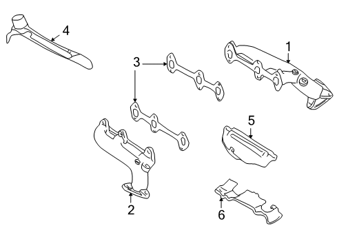 2004 Audi A6 Exhaust Manifold