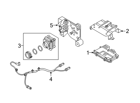 2020 Audi e-tron Sportback Electrical Components Diagram 2