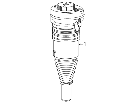 2025 Audi SQ6 e-tron DAMPER Diagram for 95C-616-037-AG