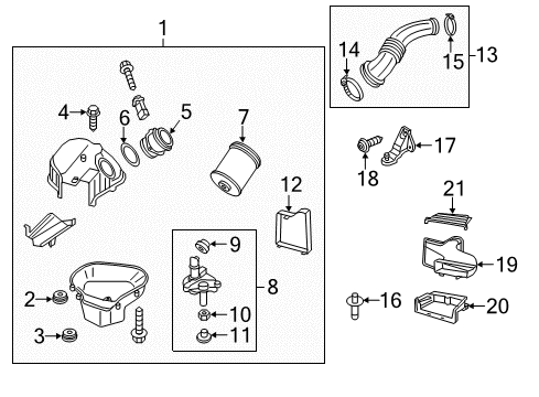 2015 Audi A8 Quattro Belts & Pulleys - Maintenance Diagram 8