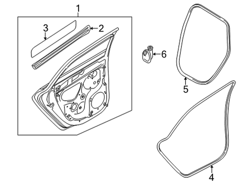 2022 Audi S3 Att.Set Diagram for 8Y0-098-619-A