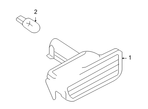 2007 Audi A6 Side Repeater Lamps Diagram