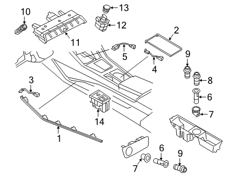 2024 Audi Q3 Spring Pin Diagram for 85H-919-340