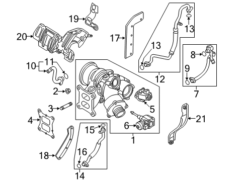 2019 Audi S3 Turbocharger Diagram