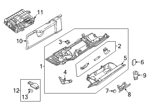 2024 Audi A4 allroad Glove Box