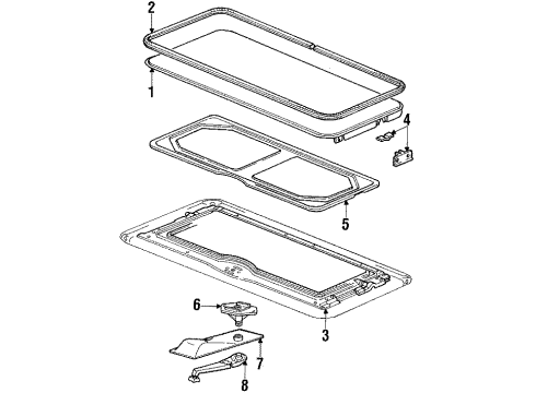 1985 Audi Coupe Sunroof Diagram