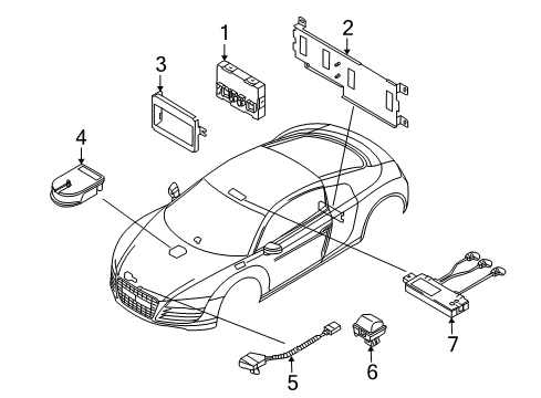 2009 Audi R8 Alarm System