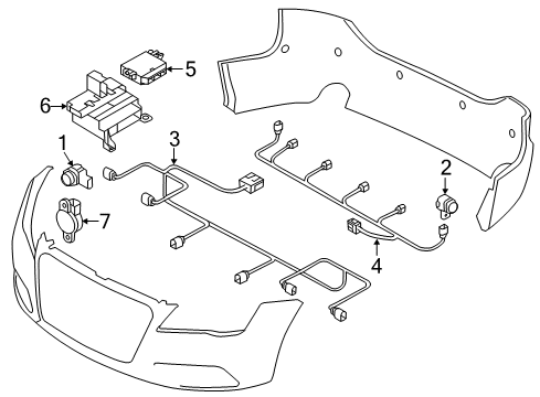 2016 Audi A6 Electrical Components Diagram 5