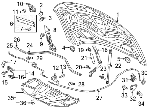 2016 Audi A7 Quattro Release Handle Diagram for 8T1-823-533-B-CE3