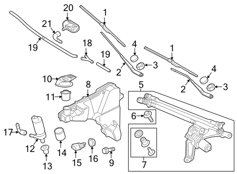 2024 Audi Q5 Wiper & Washer Components